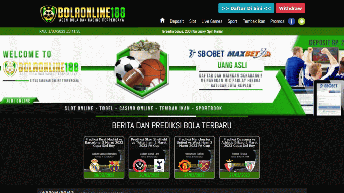 BOLAONLINE188 BOLAONLINE188